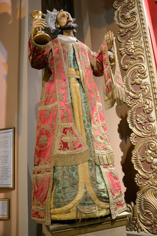 22 Statue Of Jesus Next To The Replica Of The Original Nuestra Senora del Milagro Virgin Of Miracles In Salta Cathedral